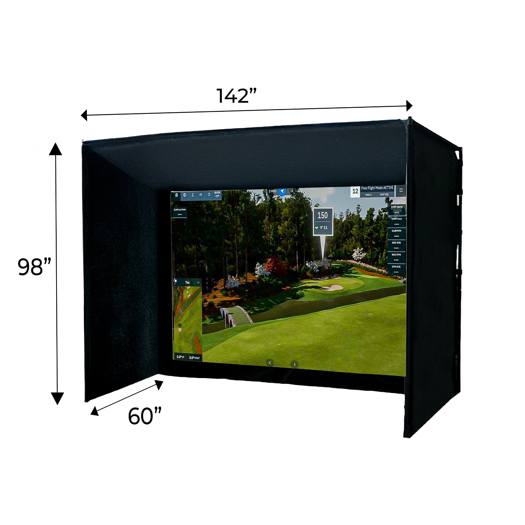 Eagle 12 Golf Simulator Enclosure