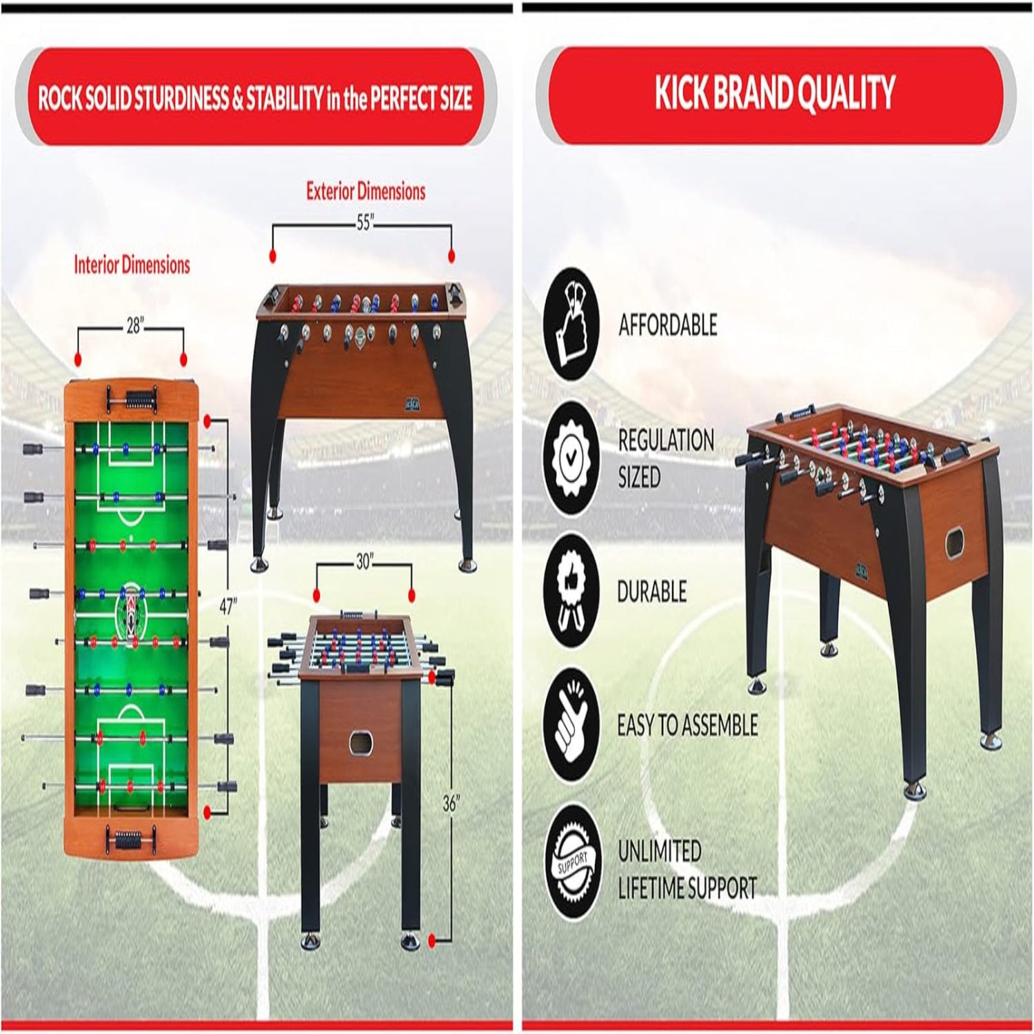 Legend 55" Foosball Table