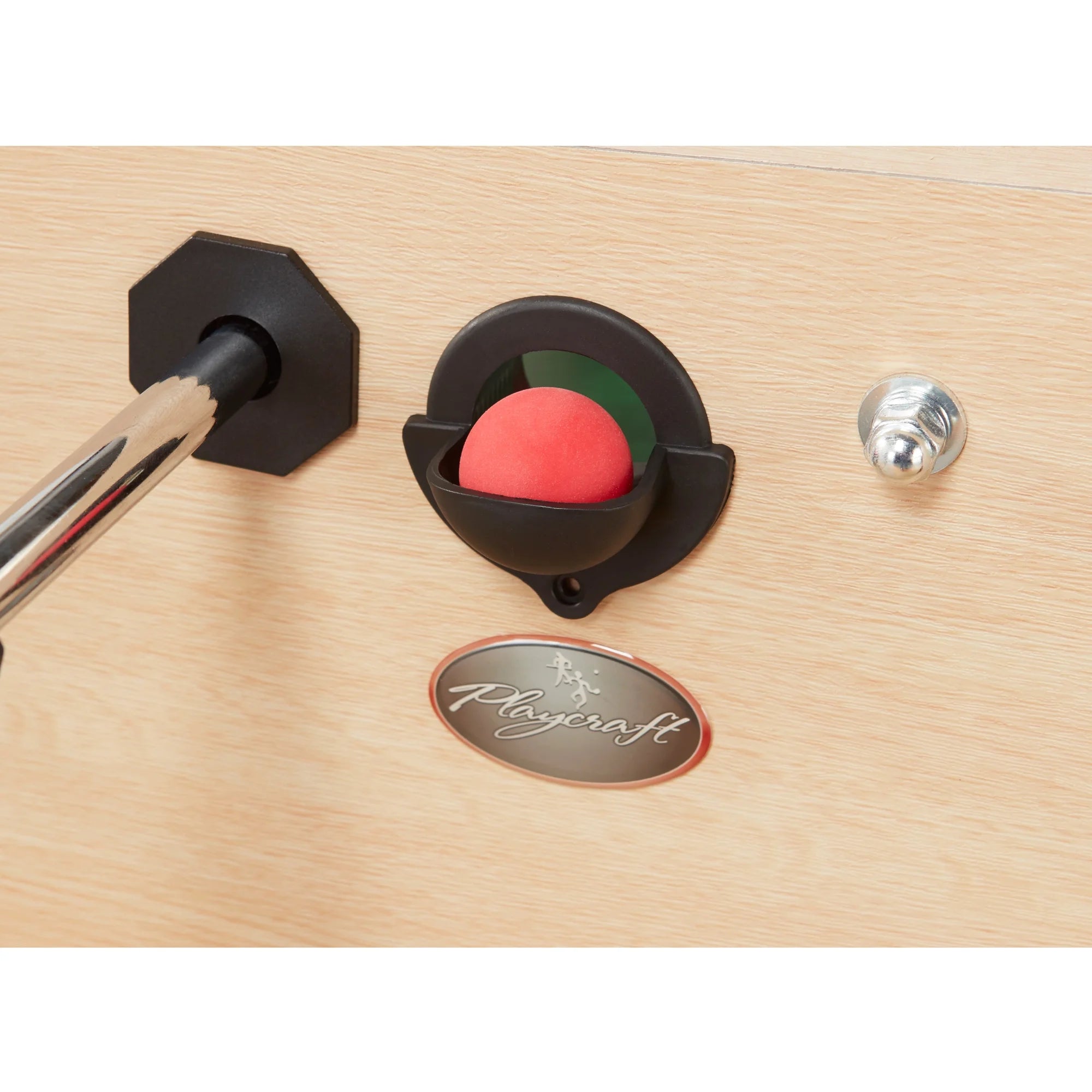 Milan European Foosball Table, Light Maple