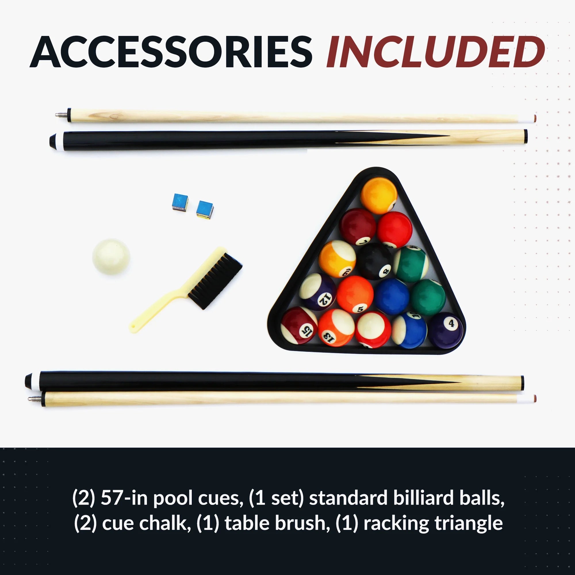 Montecito 8-Ft Pool Table - Driftwood