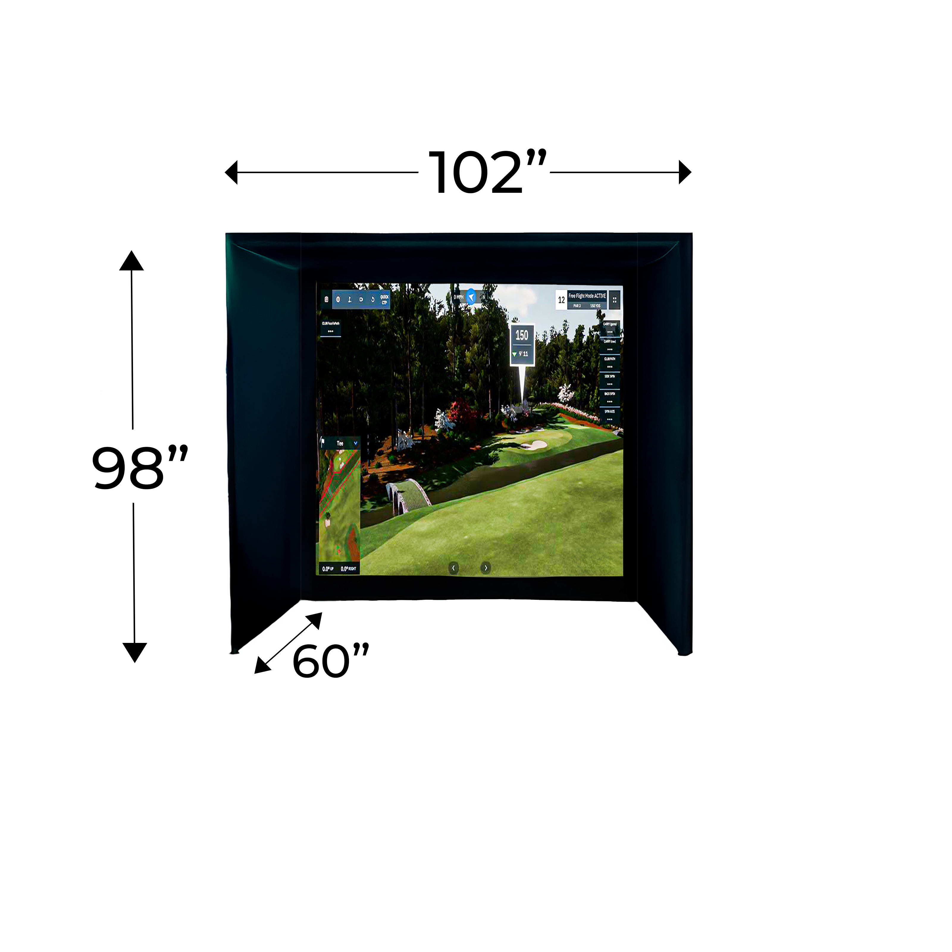 Par 8 Golf Simulator Enclosure