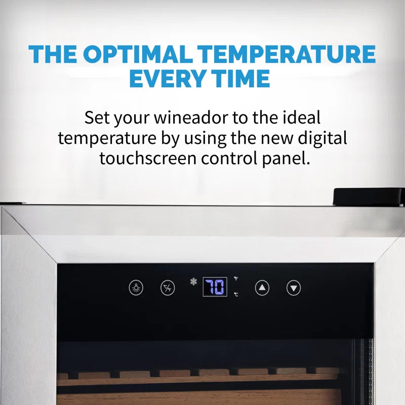 Electric Cigar Humidor Wineador, Thermoelectric with Precision Digital Temperature Controls