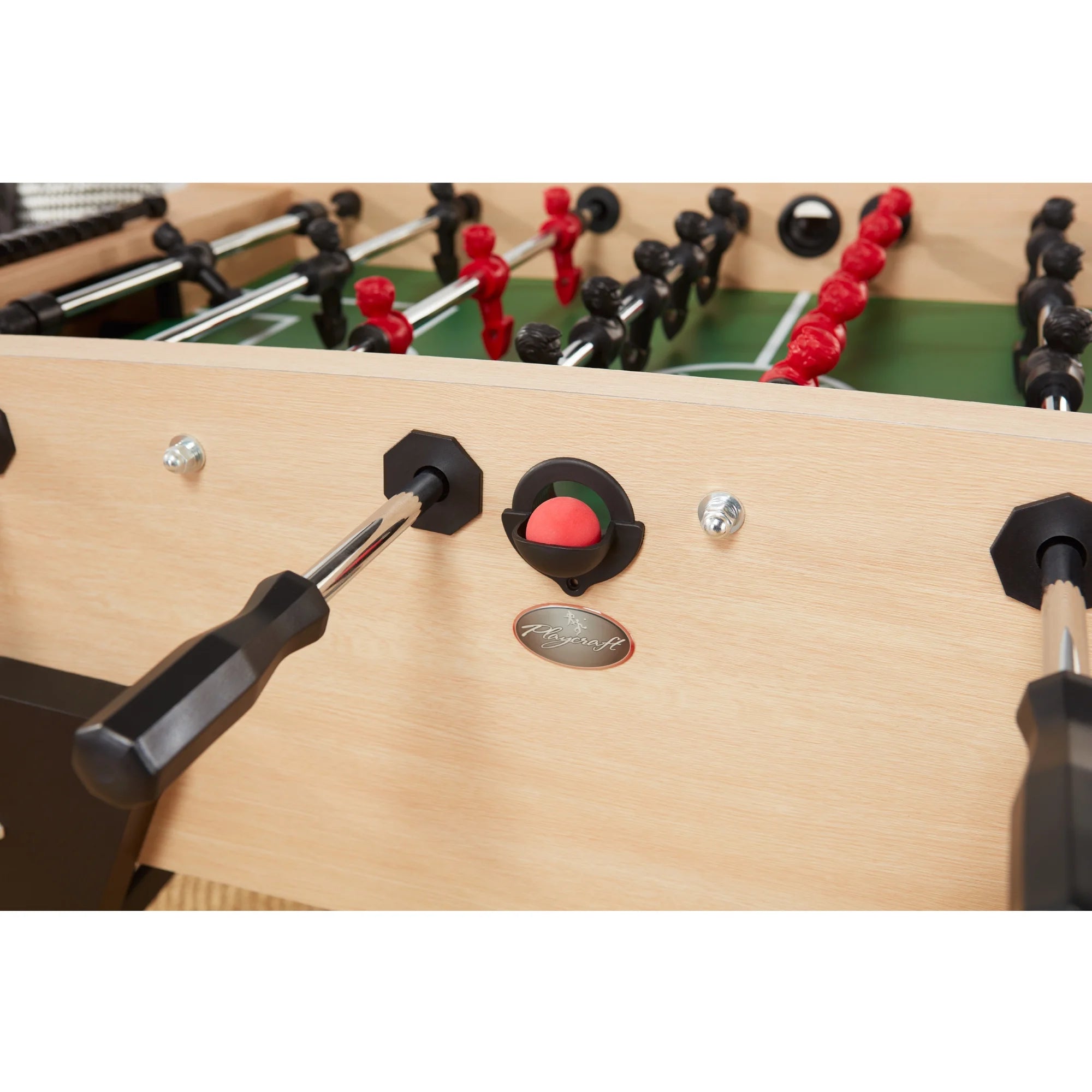 Milan European Foosball Table, Light Maple