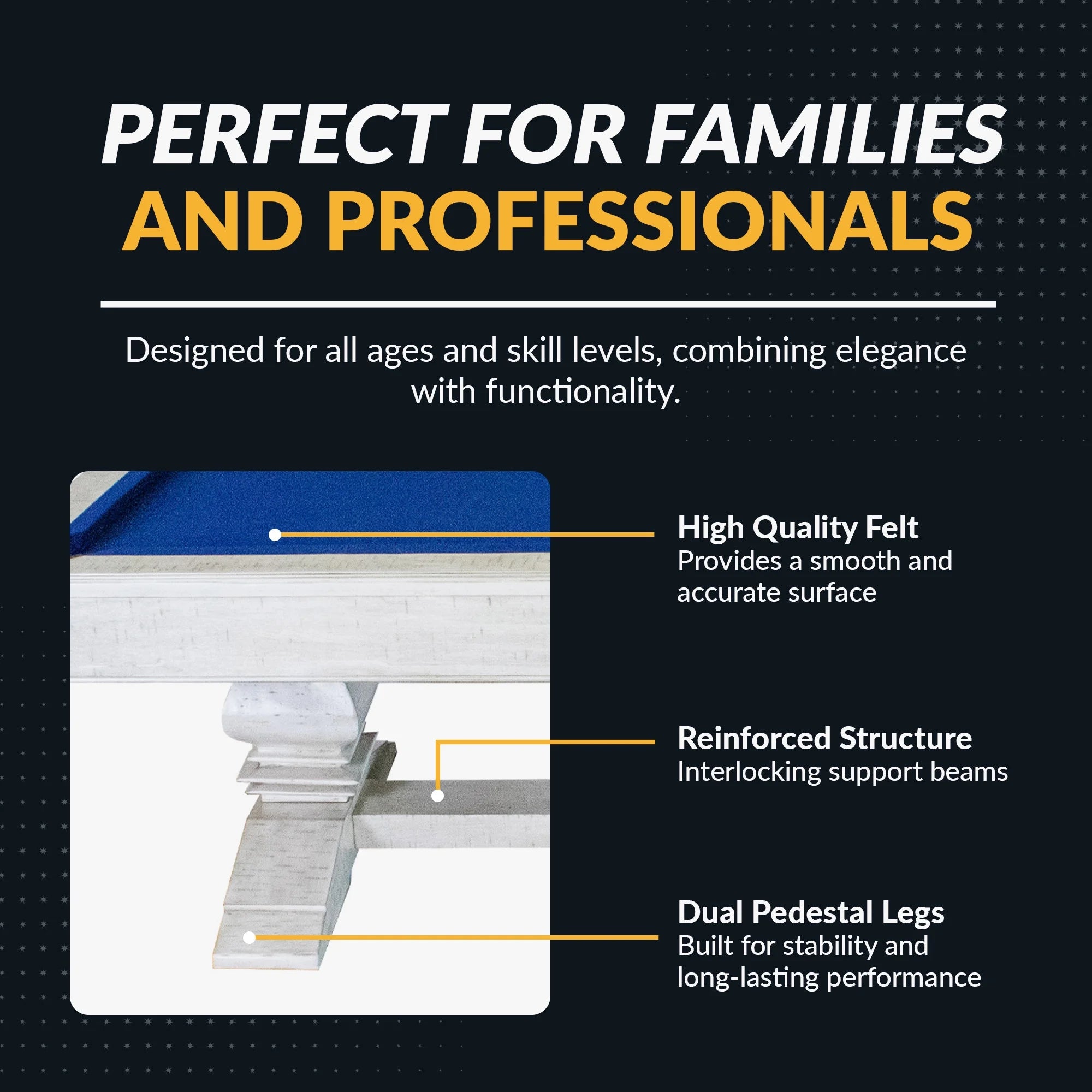 Montecito 8-Ft Pool Table - Driftwood